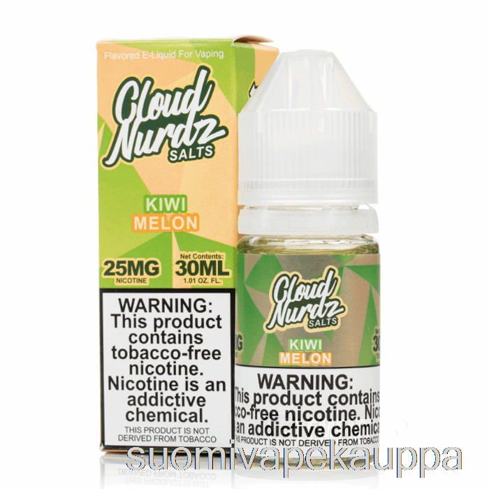 Vape Suomi Kiivi Meloni - Pilvi Nurdz Suolat - 30ml 25mg